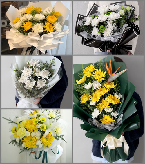 河北沧州沧县刘家庙乡堤口村白事花束代送